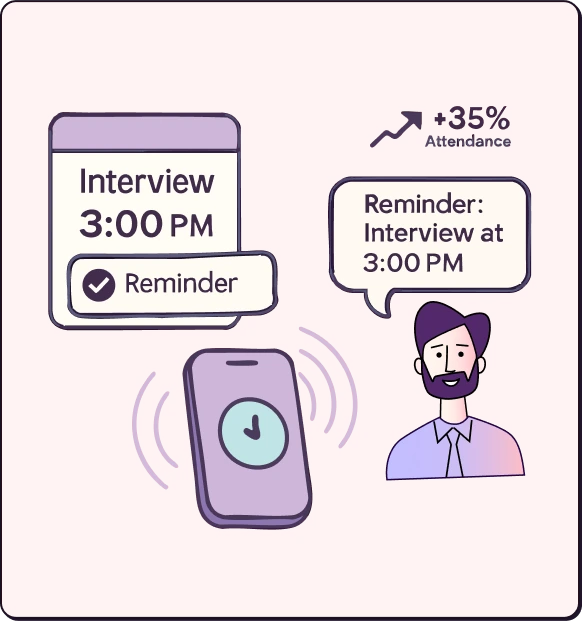 Smart Reminders to Reduce No-Shows